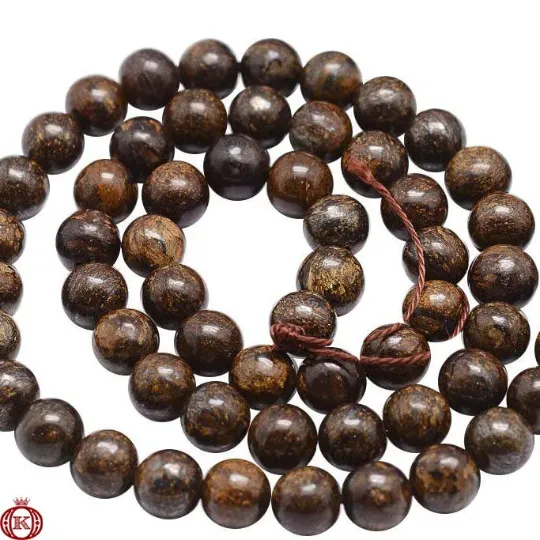 Bronzite Beads Smooth Round
