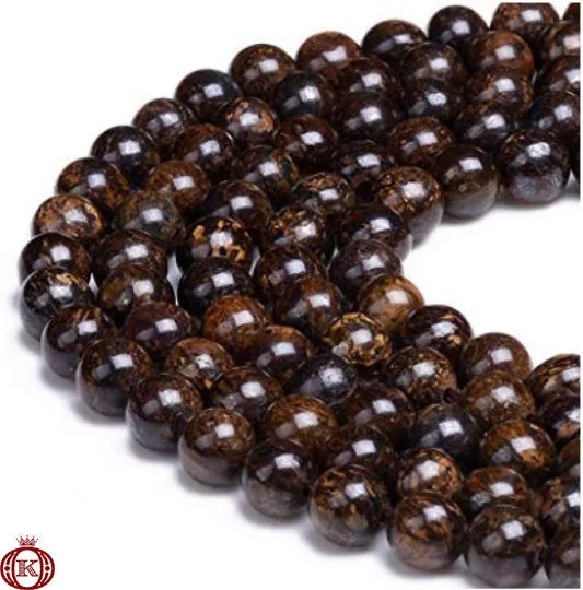 Bronzite Beads Smooth Round