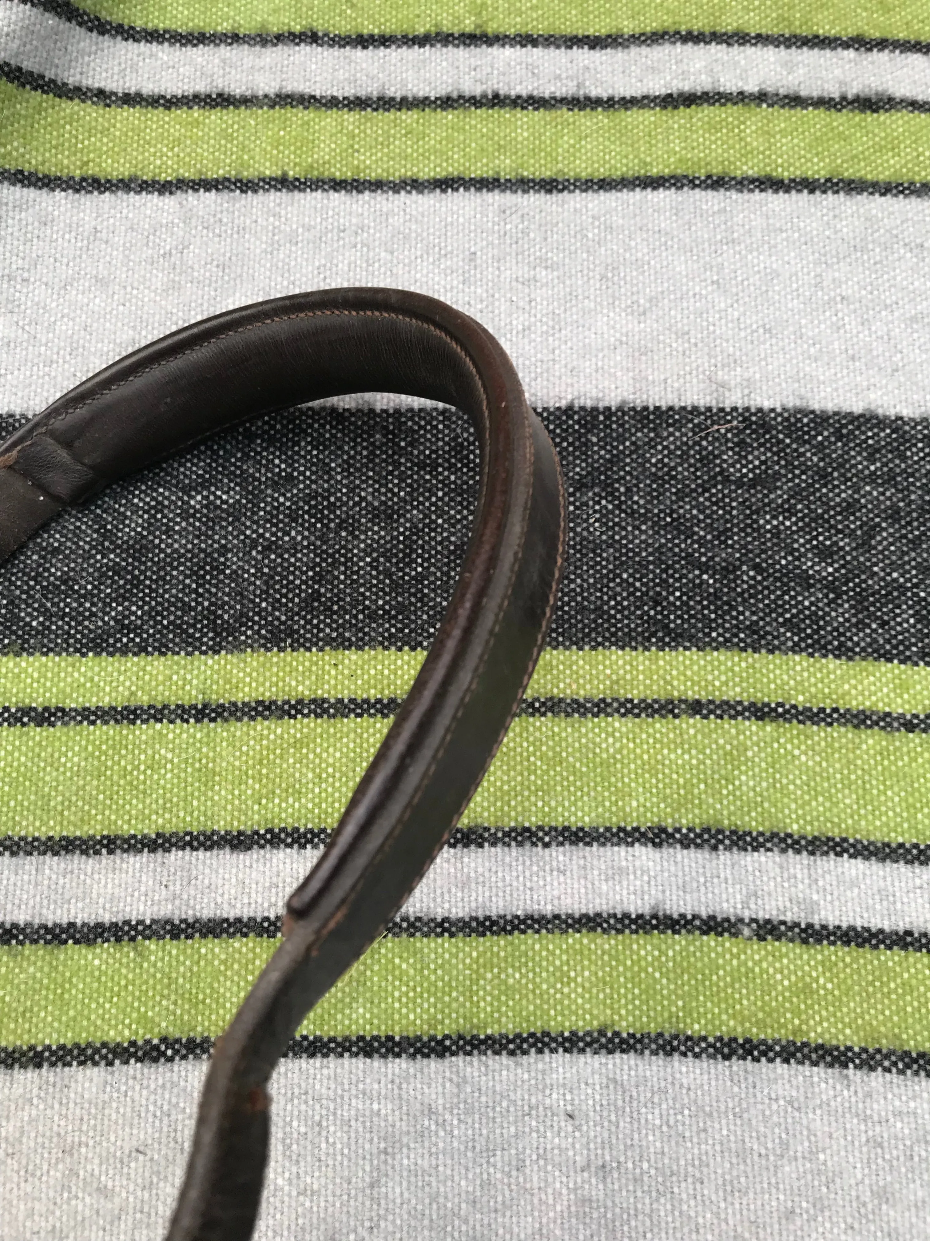 Brown leather cob size bridle part FREE POSTAGE