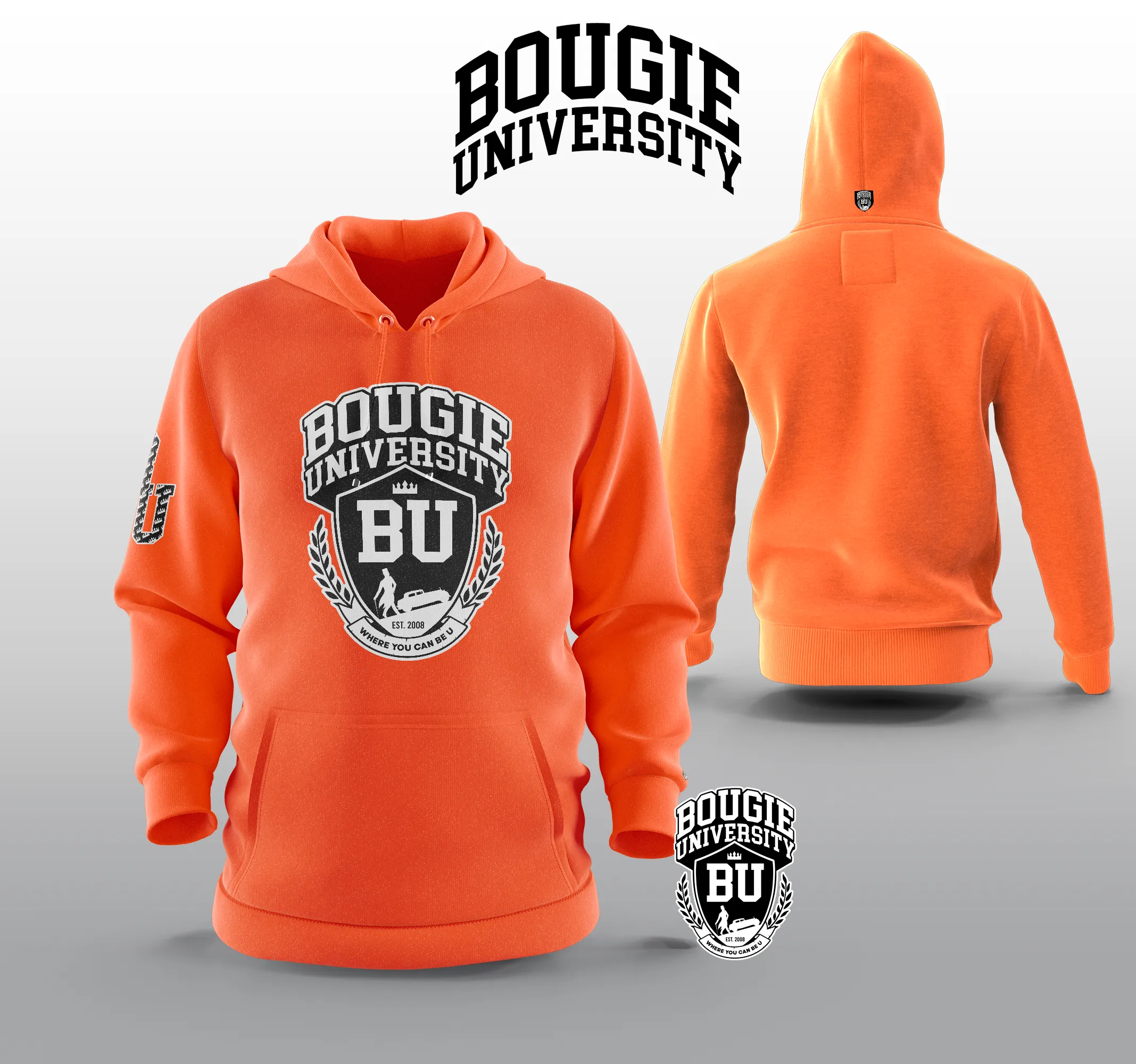 BU Men's Royal Blue Hoodie
