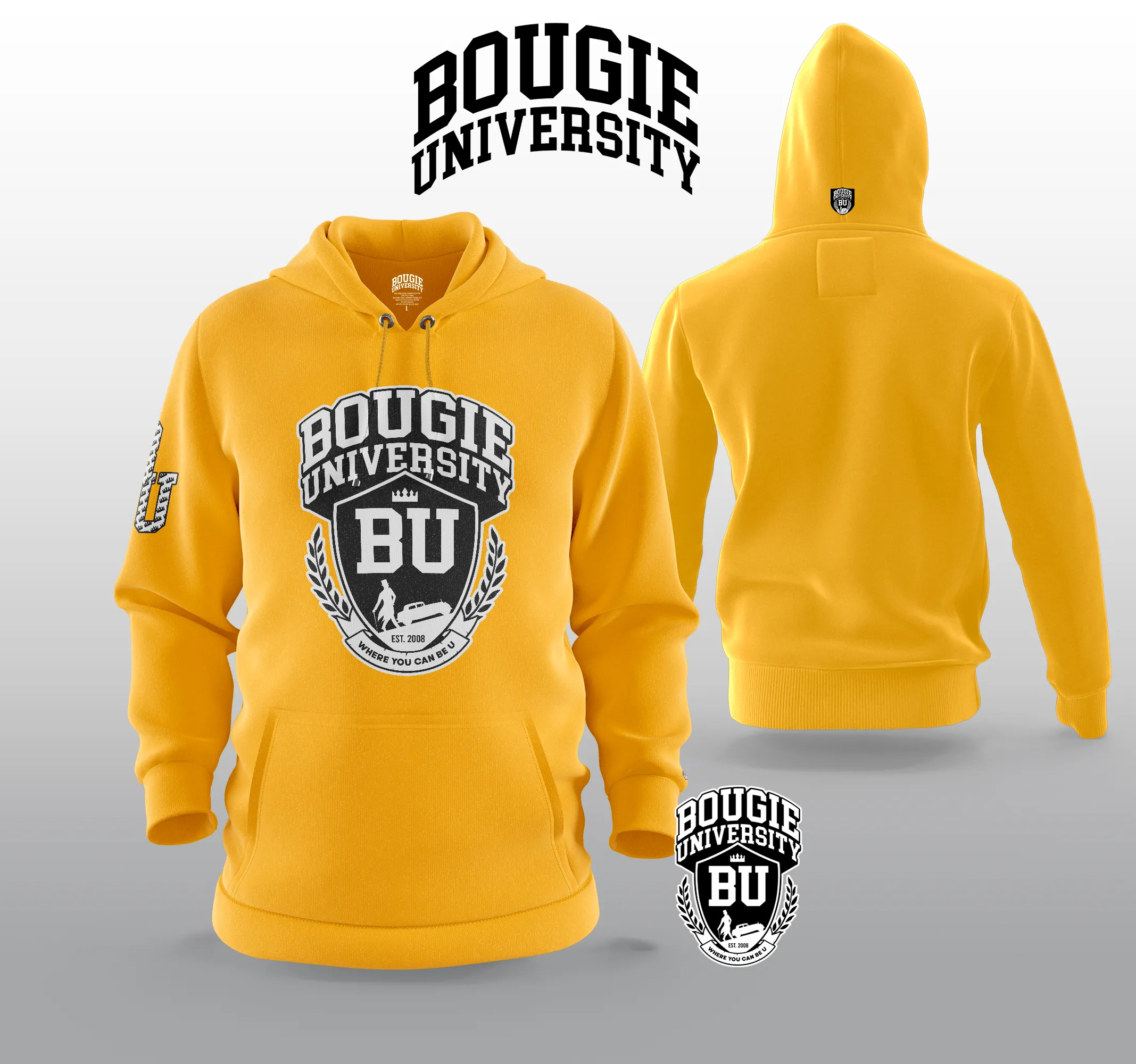 BU Men's Royal Blue Hoodie