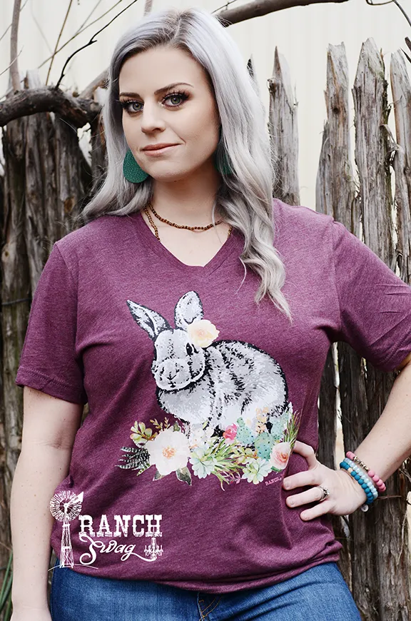 Bunny and Flowers