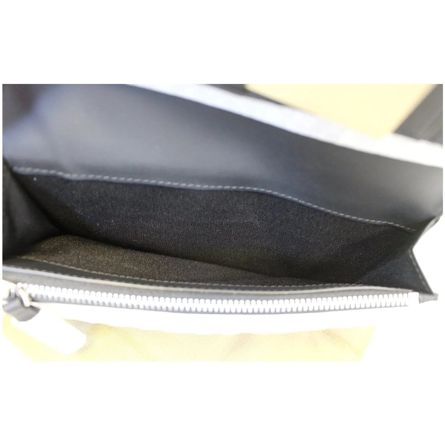 BURBERRY London Check and Leather Continental Wallet