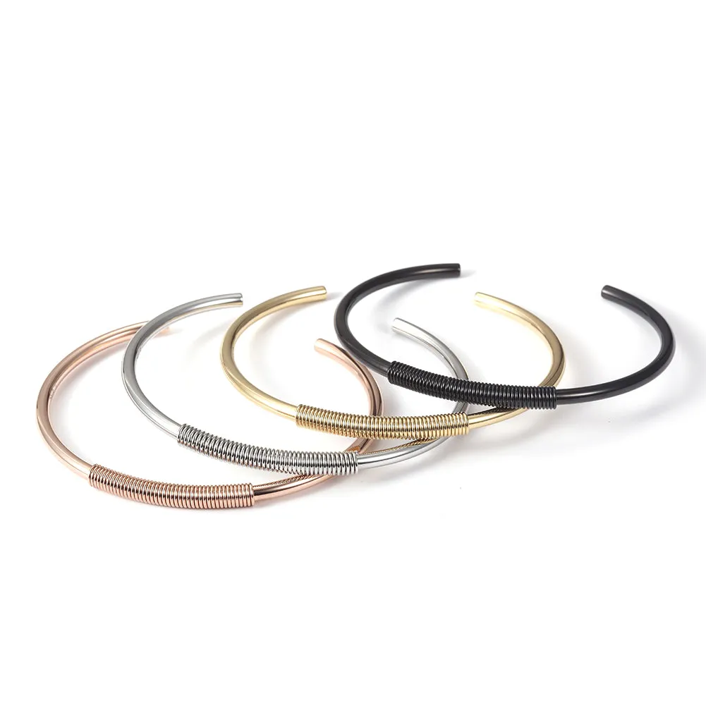 C-shaped smooth surface bracelet-NSB1678ST