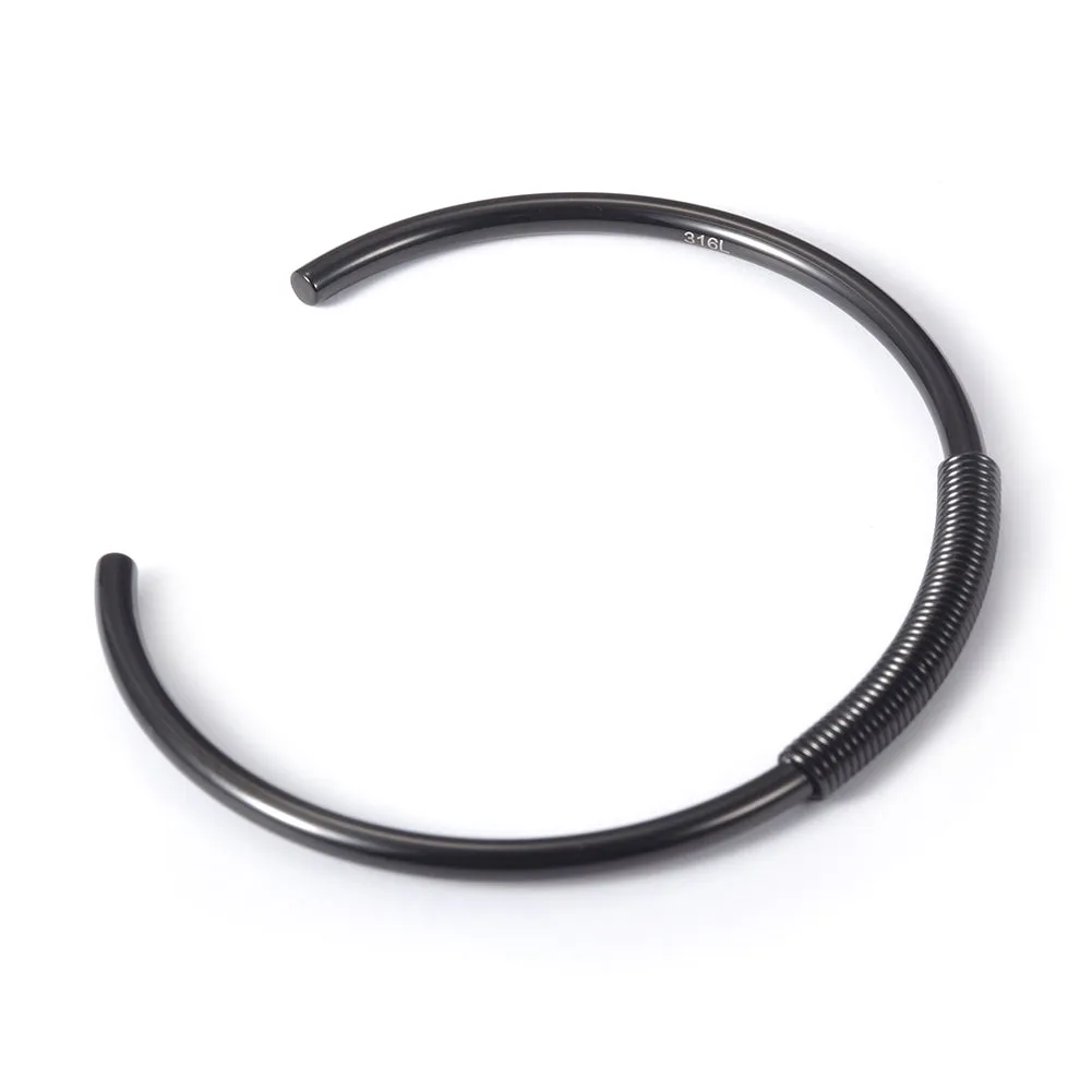 C-shaped smooth surface bracelet-NSB1678ST