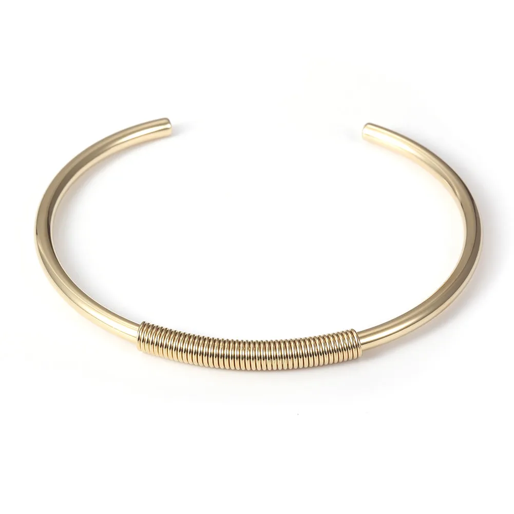 C-shaped smooth surface bracelet-NSB1678ST