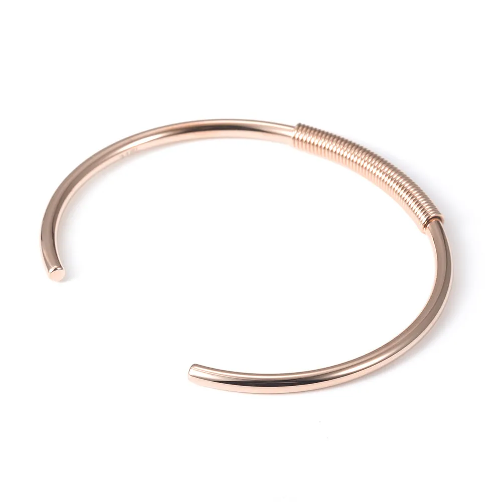 C-shaped smooth surface bracelet-NSB1678ST
