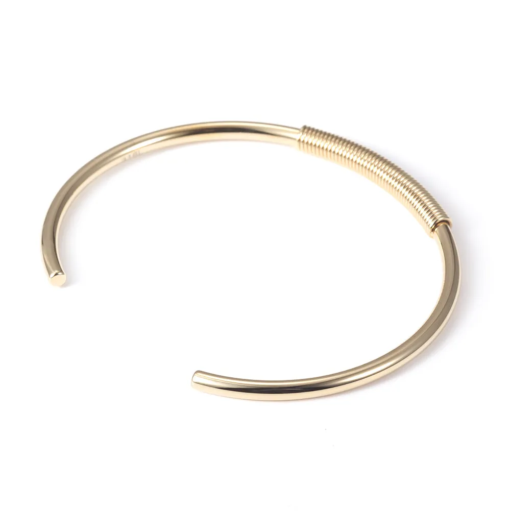 C-shaped smooth surface bracelet-NSB1678ST