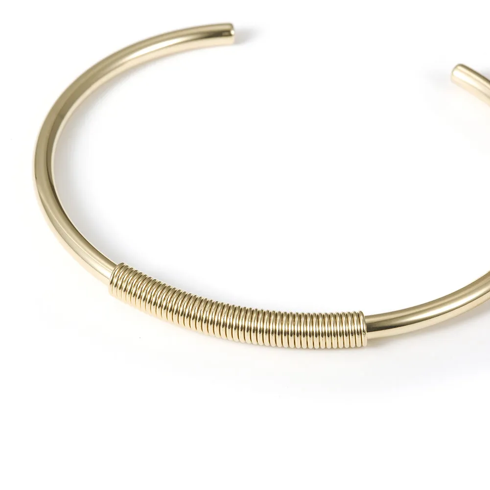 C-shaped smooth surface bracelet-NSB1678ST