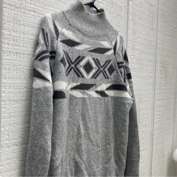 Calvin Klein Sweater Pullover Mock Neck Size XS Small Oversized Comfy Gorpcore