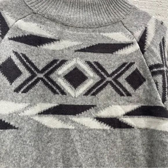 Calvin Klein Sweater Pullover Mock Neck Size XS Small Oversized Comfy Gorpcore