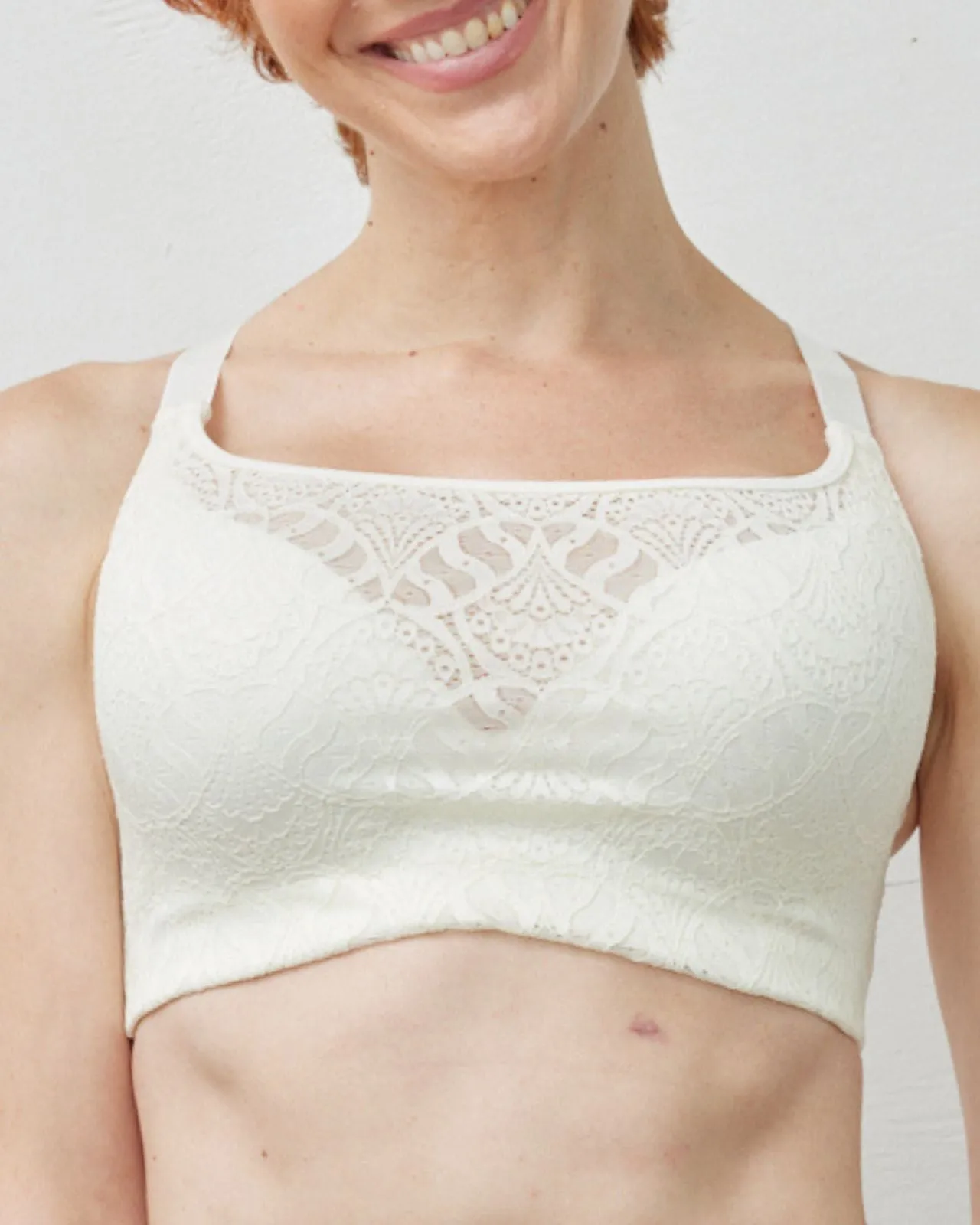 Carrie Pocketed Lace Molded Cup Bra