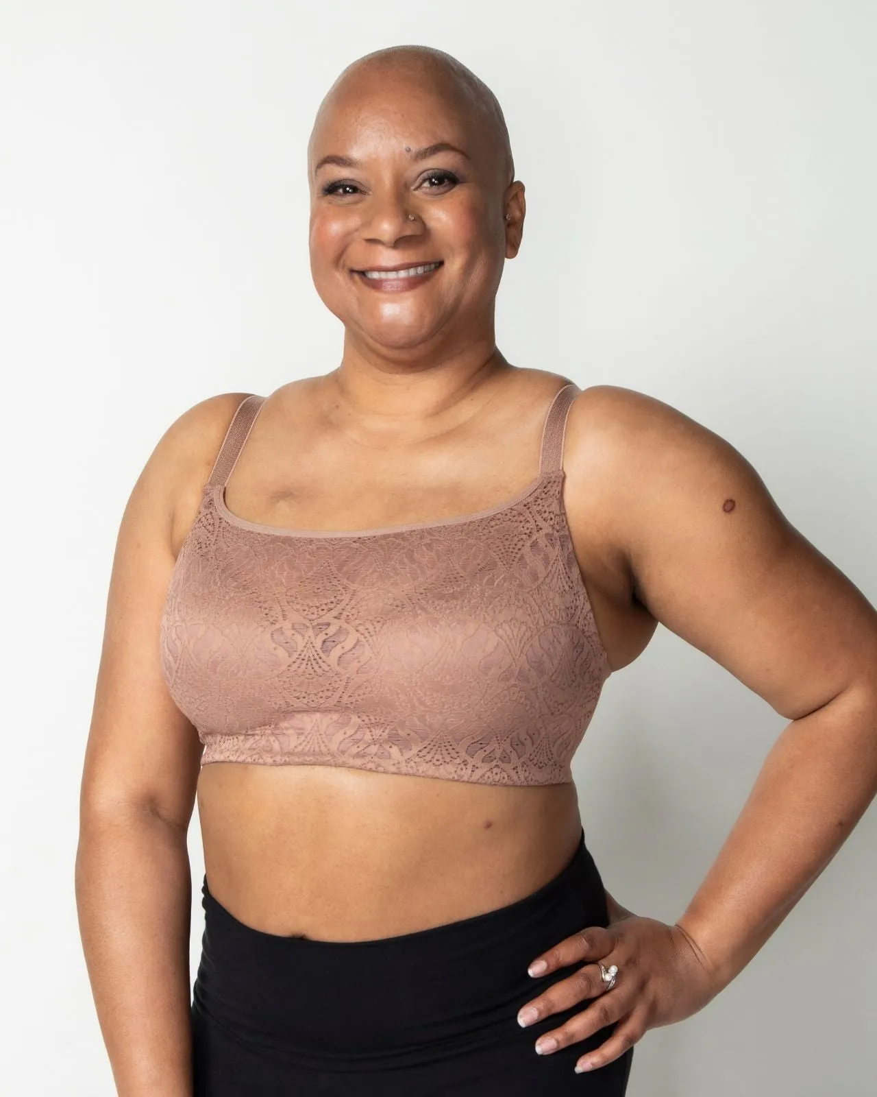 Carrie Pocketed Lace Molded Cup Bra