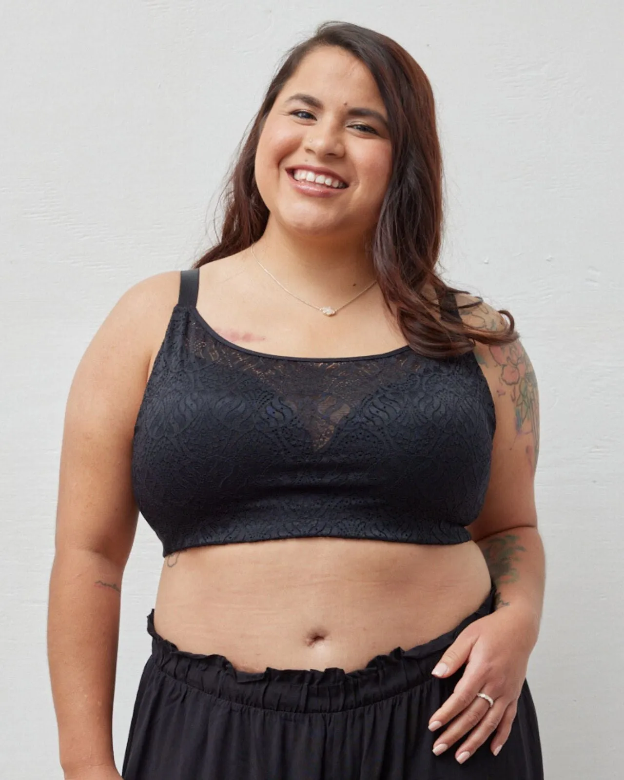 Carrie Pocketed Lace Molded Cup Bra