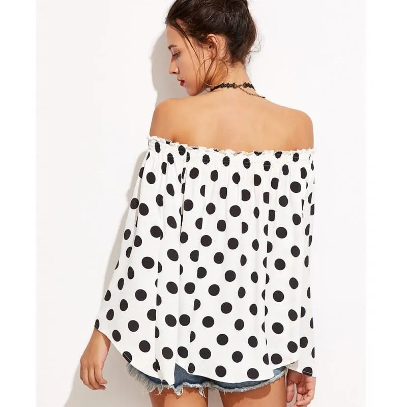Casual Flare Sleeve Off-Shoulder