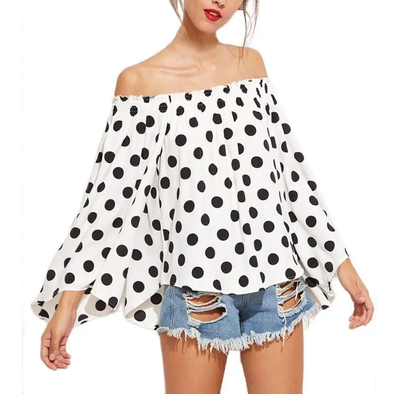 Casual Flare Sleeve Off-Shoulder