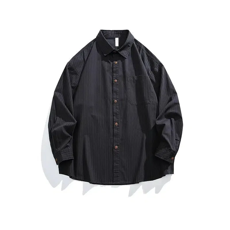 Casual Striped Long Sleeve Shirt