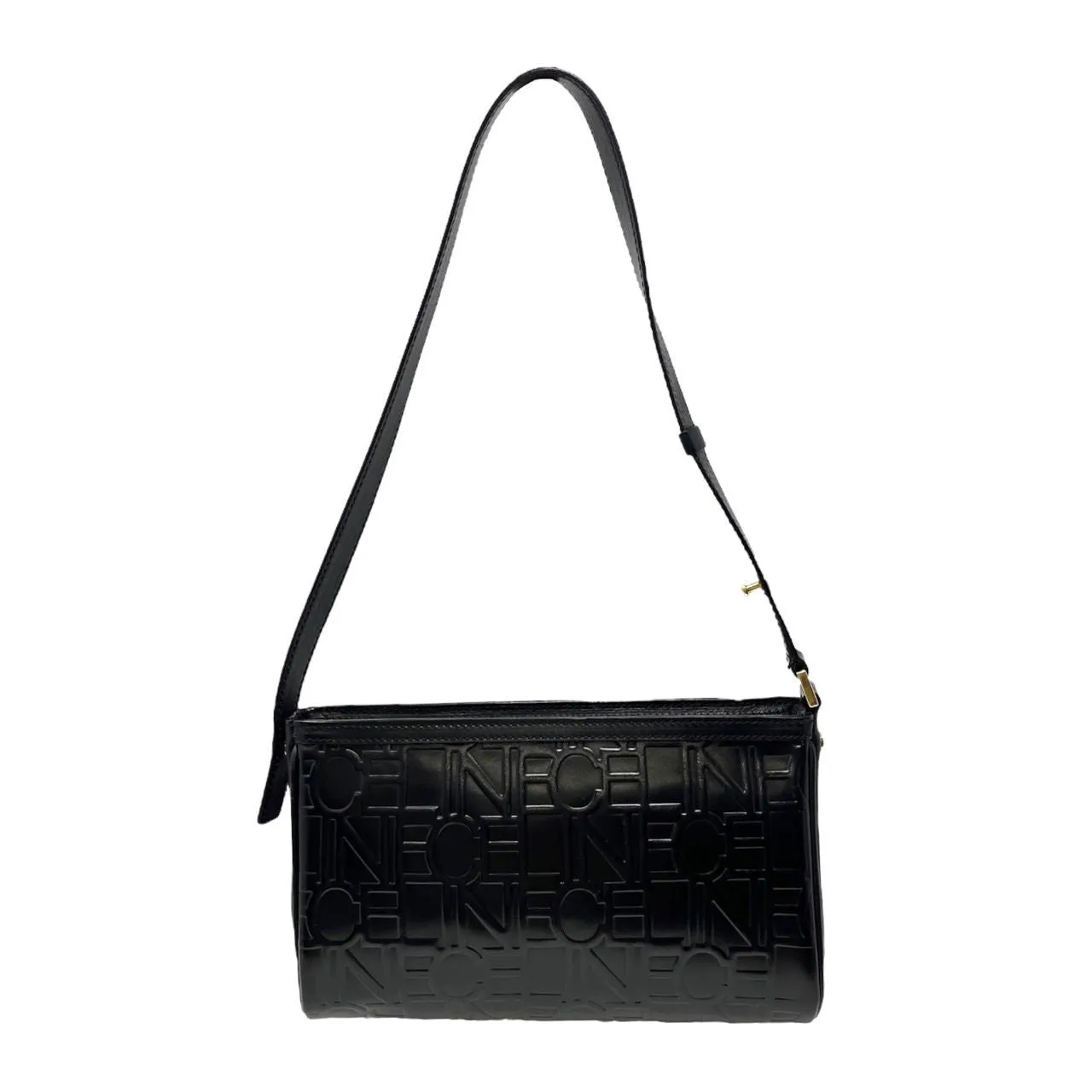 Celine Black Logo Shoulder Bag