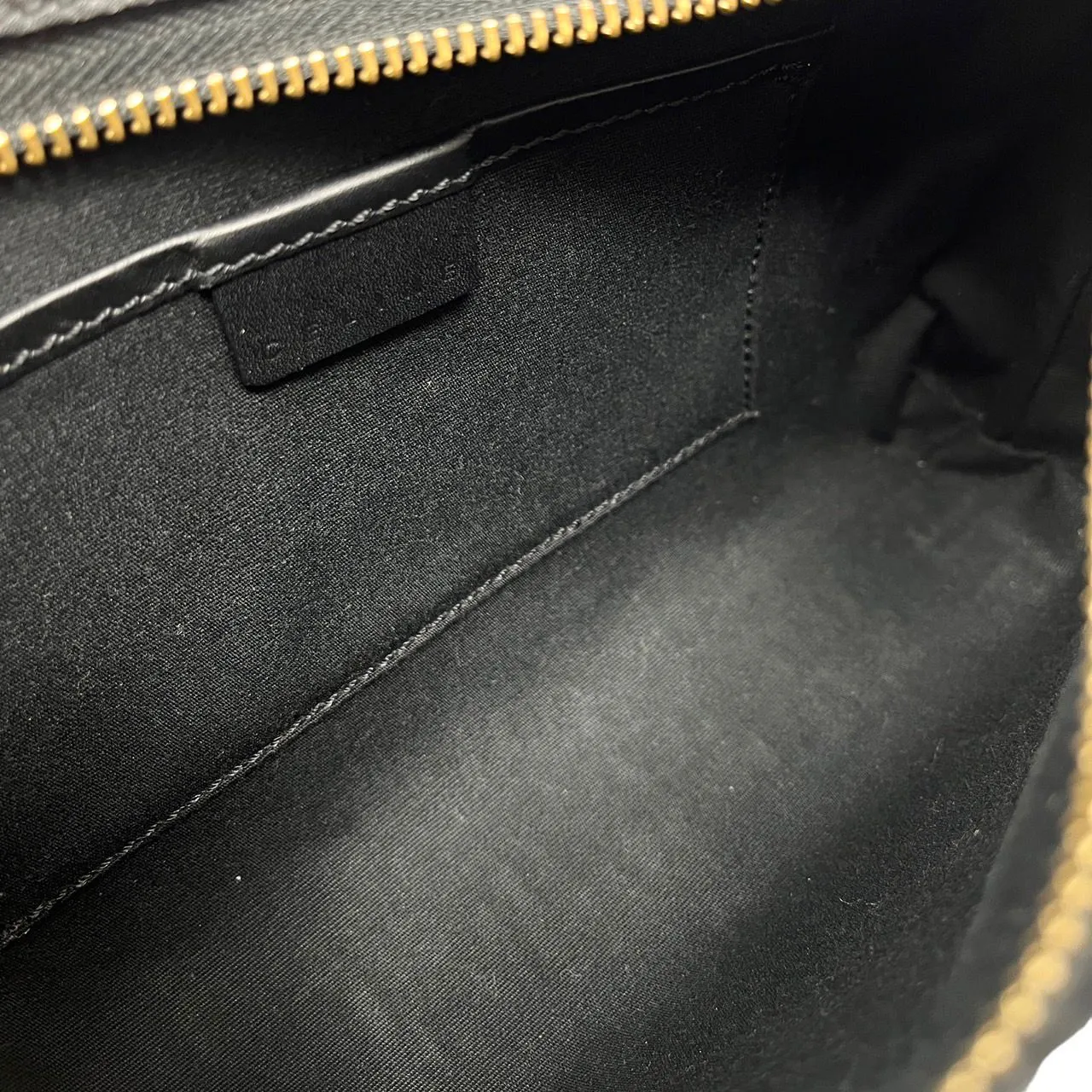 Celine Black Logo Shoulder Bag