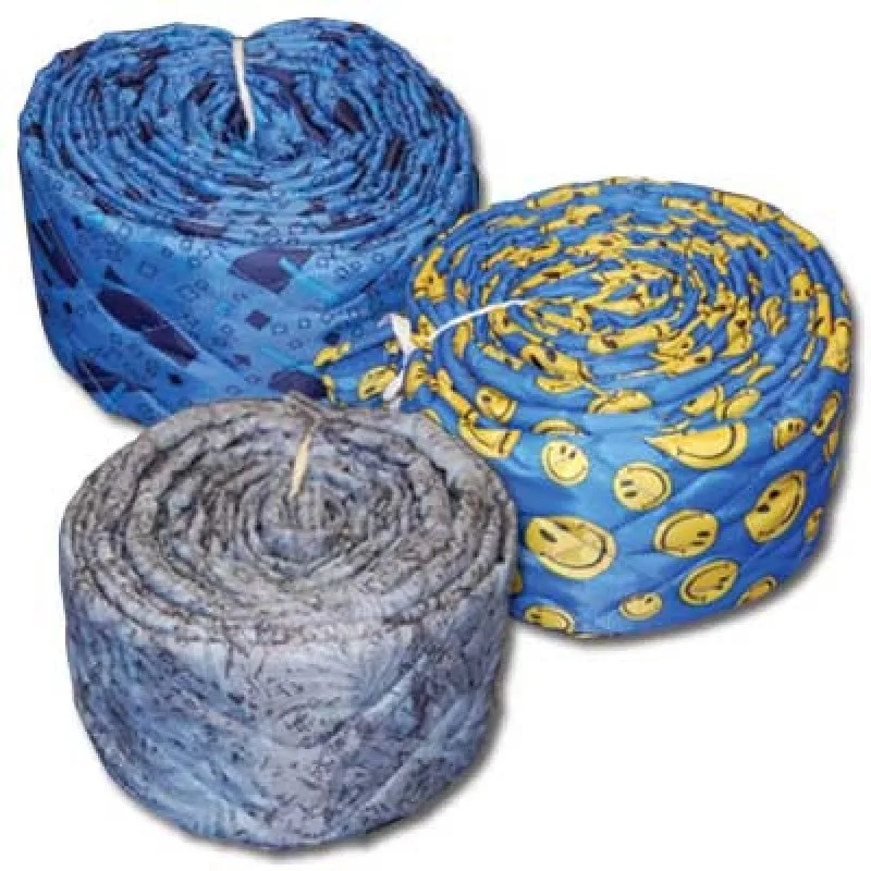 Central Hose Sock 10' Padded Dark Blue, Light Blue And Happy Face