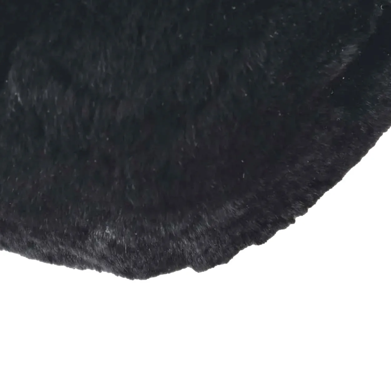 Chanel Black Fur Chain Bag