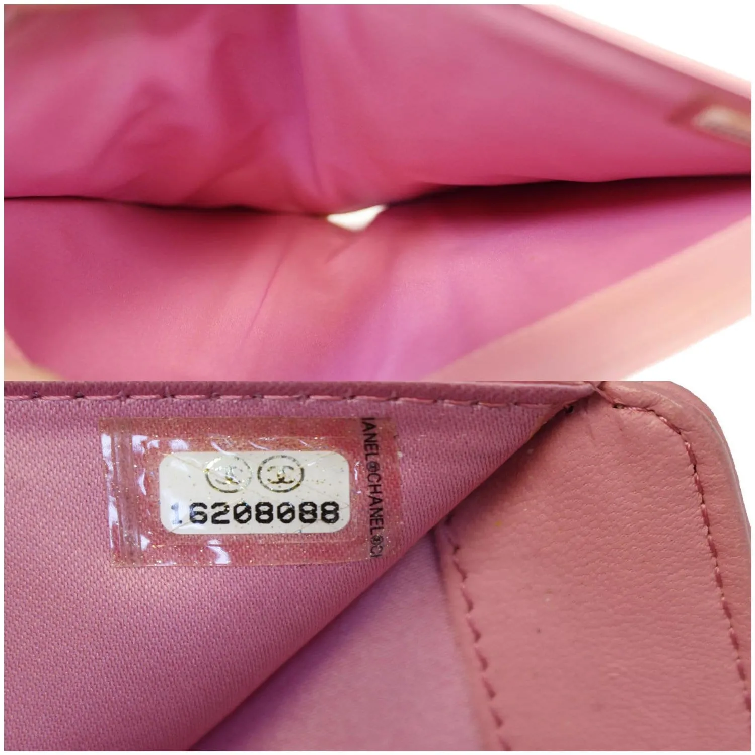 CHANEL Camellia Leather Trifold Wallet Pink - 25% OFF
