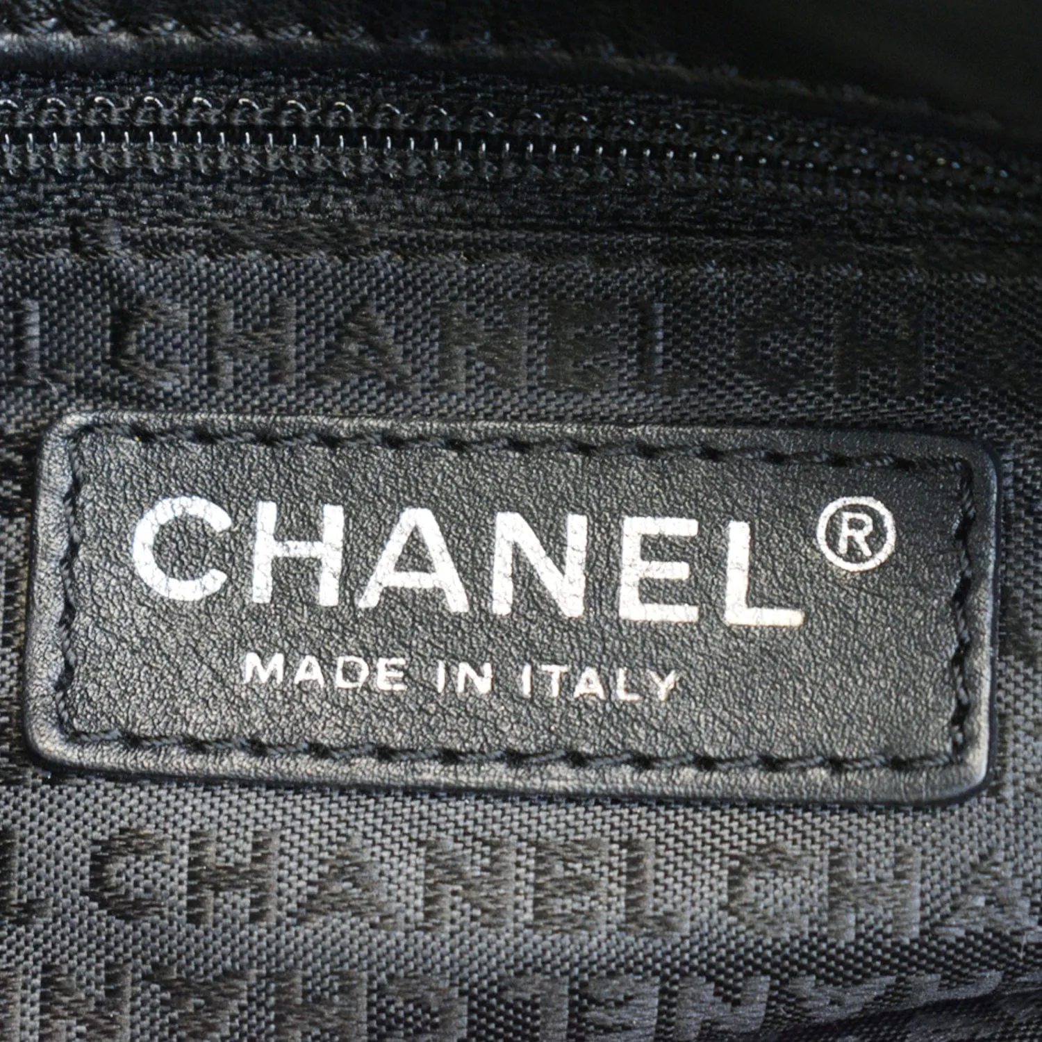 CHANEL Double Foldover Twist Closure Smooth Lambskin Tote Bag Black