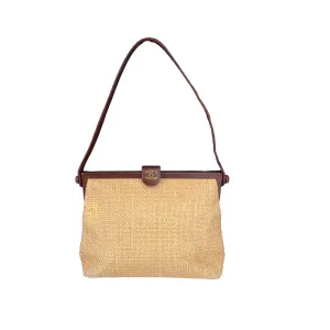 Chanel Straw Wicker Shoulder Bag