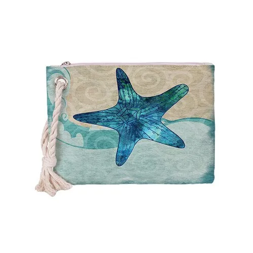 Cheap Fashion Ocean series On-time delivery painting Bags abstract Handbag new hand design Crowdale handbag Lady's 2019 bag in Bag Clutch street