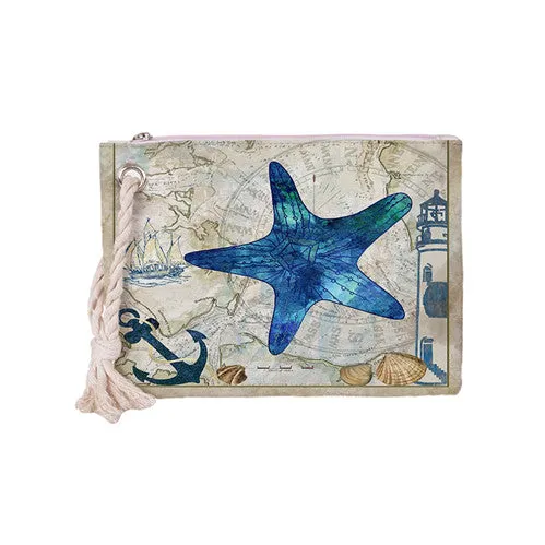 Cheap Fashion Ocean series On-time delivery painting Bags abstract Handbag new hand design Crowdale handbag Lady's 2019 bag in Bag Clutch street