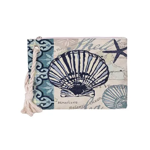 Cheap Fashion Ocean series On-time delivery painting Bags abstract Handbag new hand design Crowdale handbag Lady's 2019 bag in Bag Clutch street