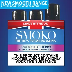 CHERRY - SMOOTH VAPE POD REFILLS