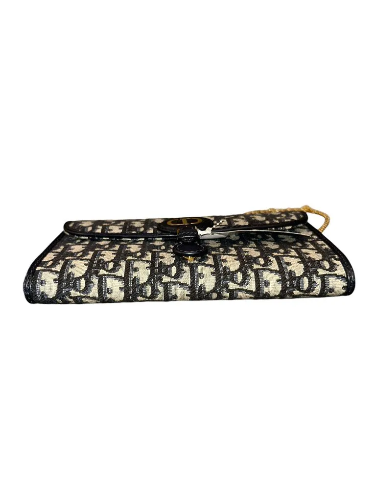 Christian Dior 30 Montaigne East-West Bag with Chain navy