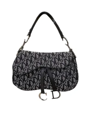 Christian Dior Saddle Trotter Bag Black
