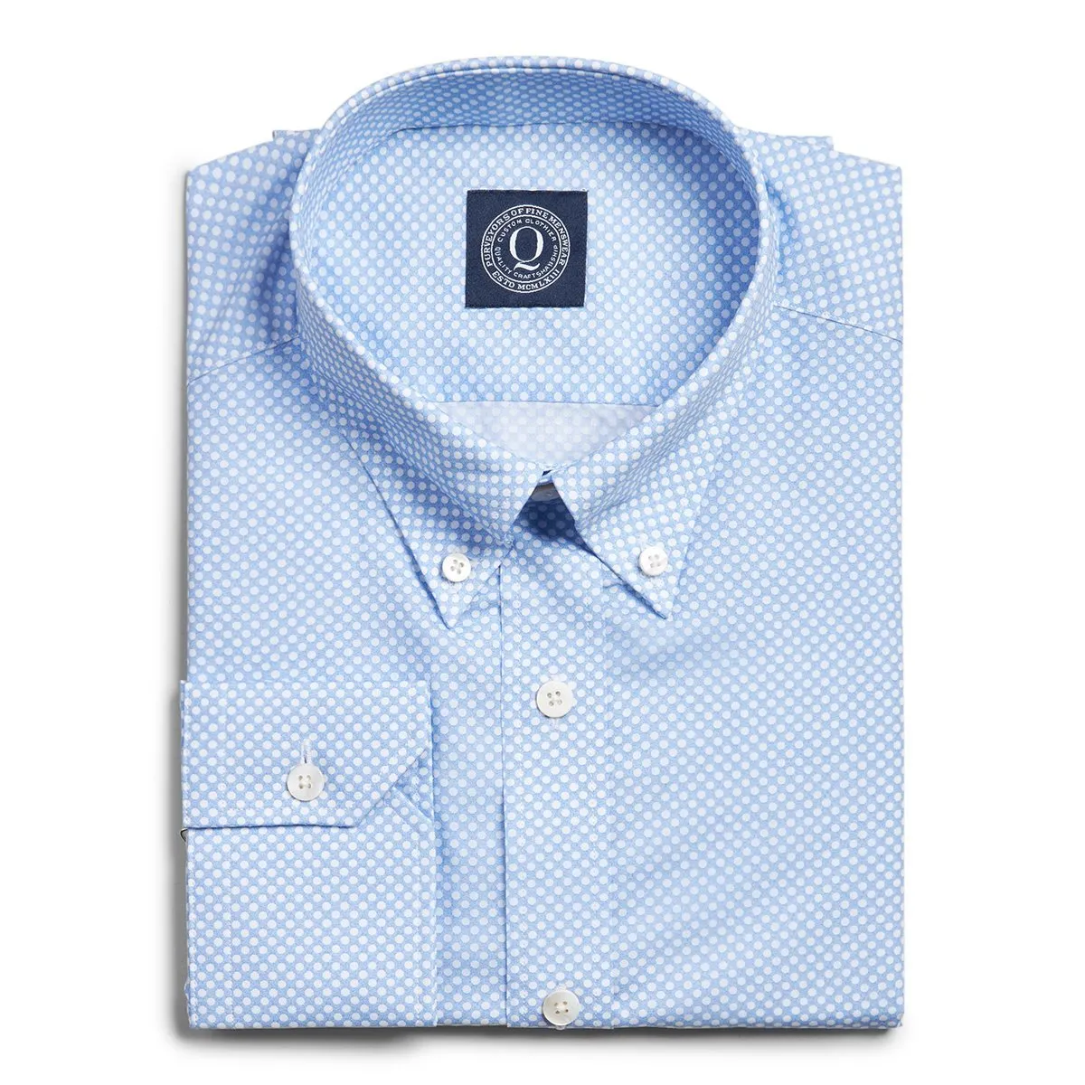 Circle Link Print - Blue