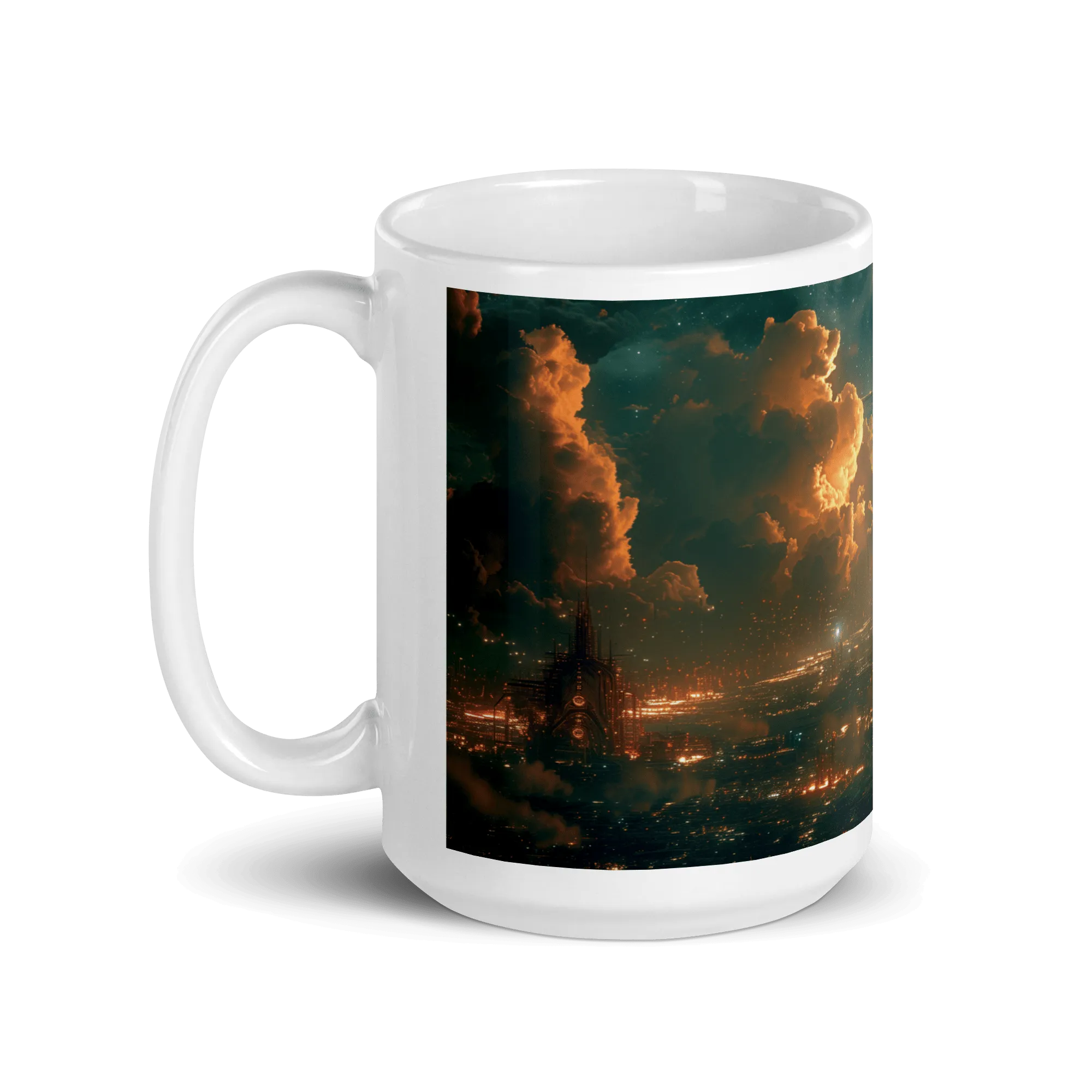 Cloud Settlements White Glossy Mug