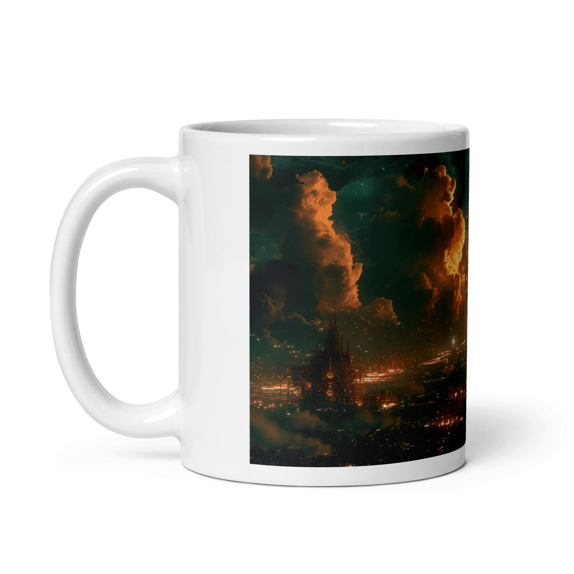 Cloud Settlements White Glossy Mug