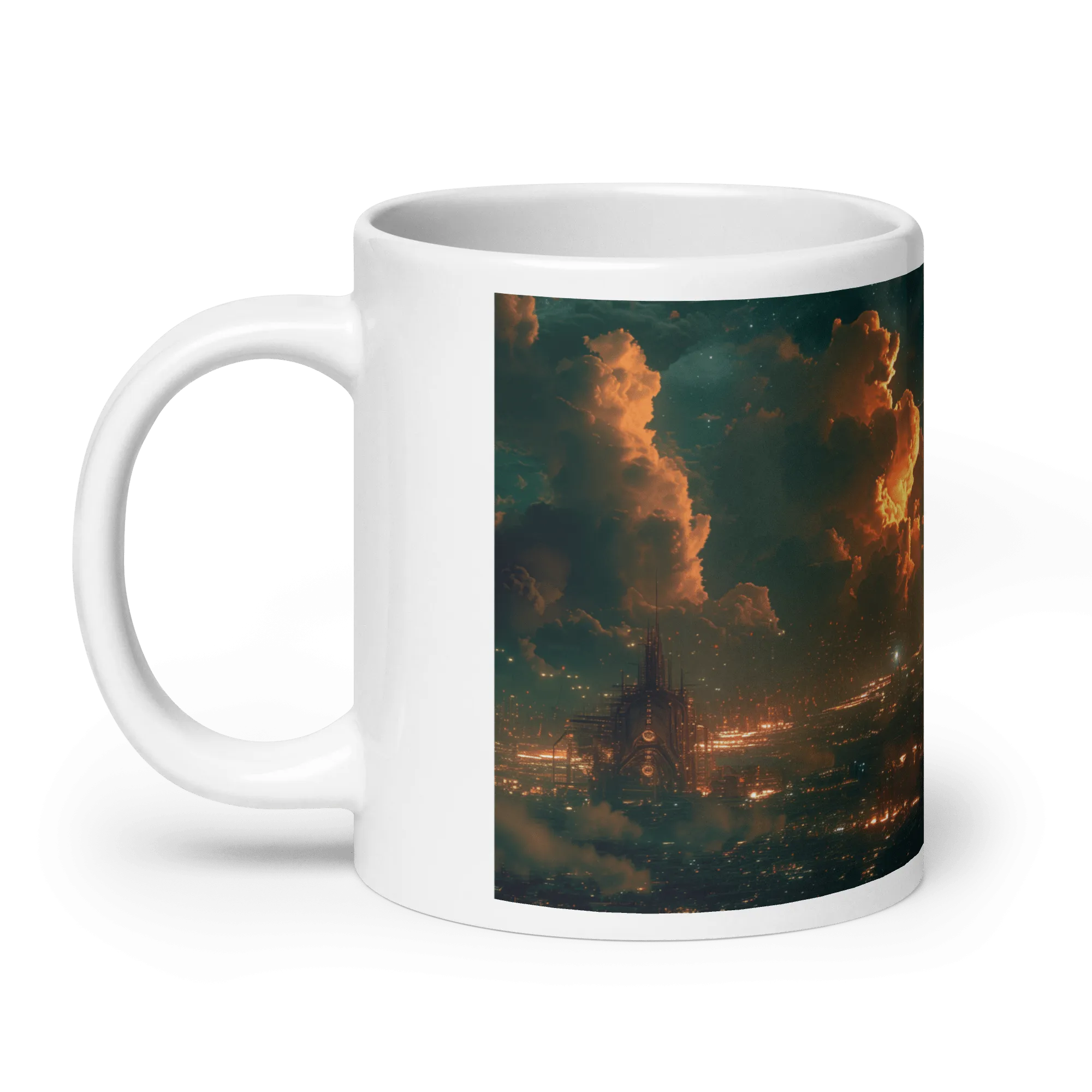 Cloud Settlements White Glossy Mug