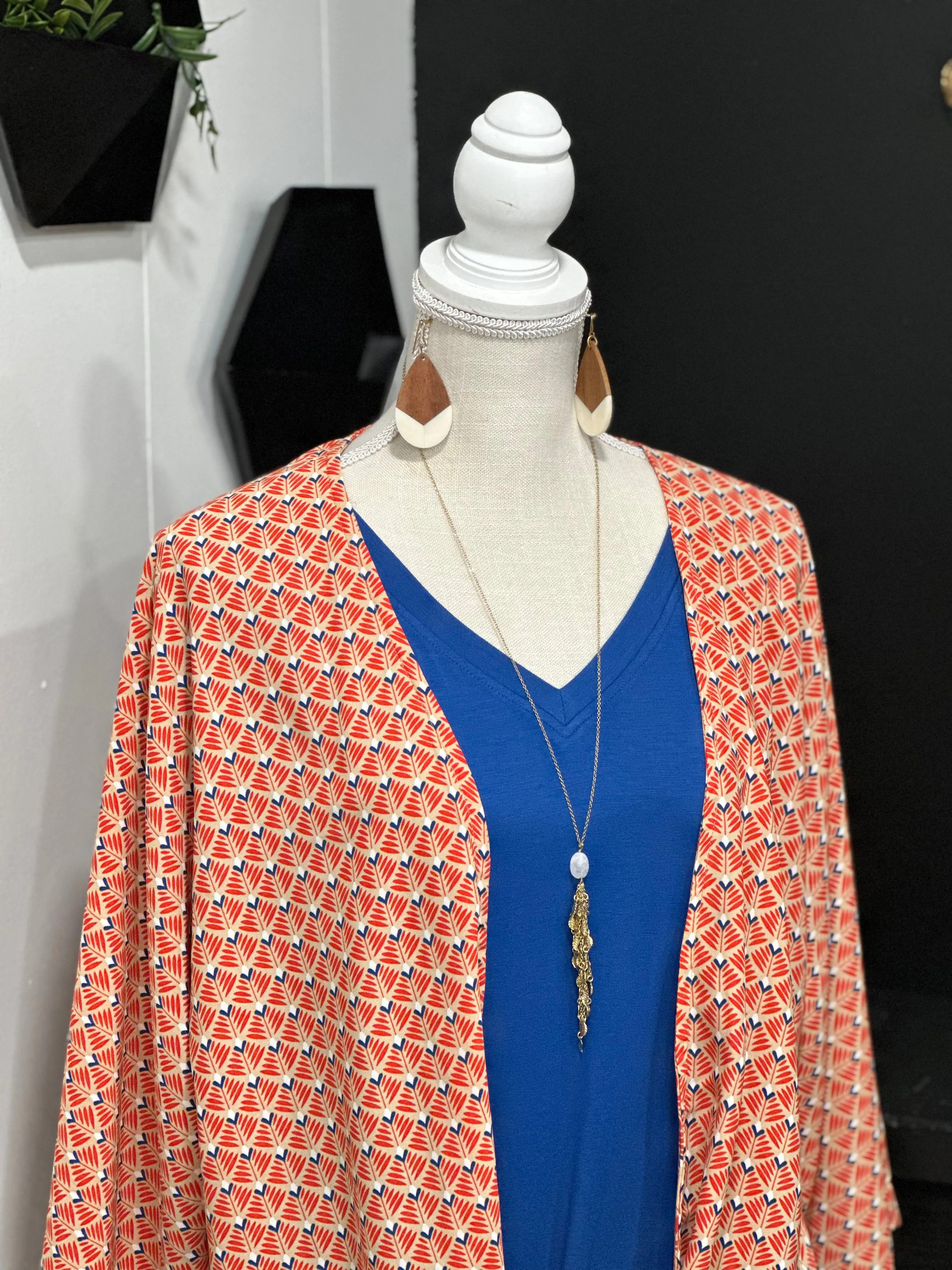Cobalt V-Neck Tee