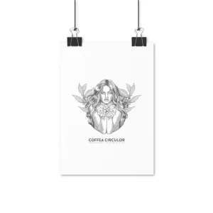 Coffea Circulor Angel Poster