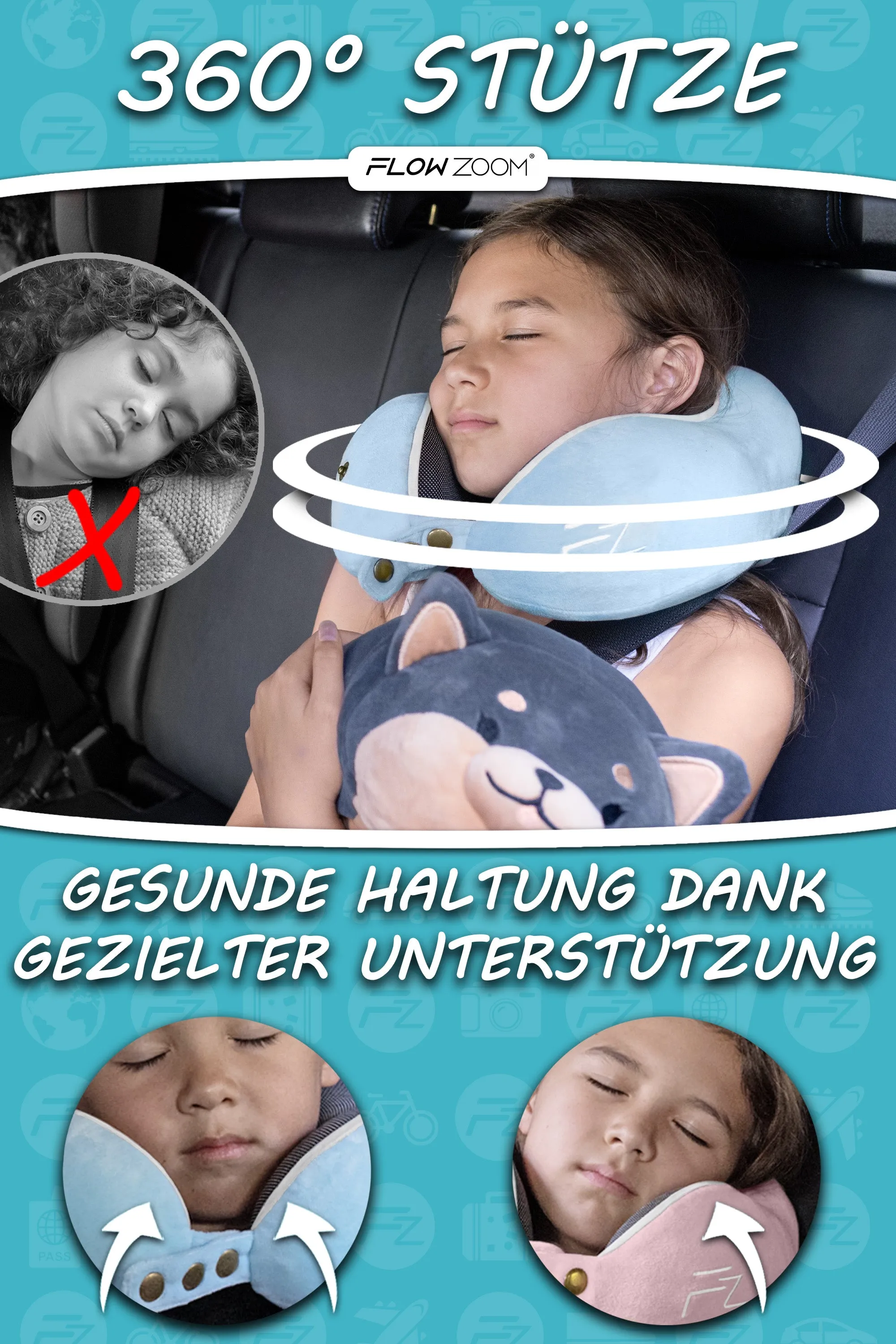 COMFY Kinder-Reisekissen