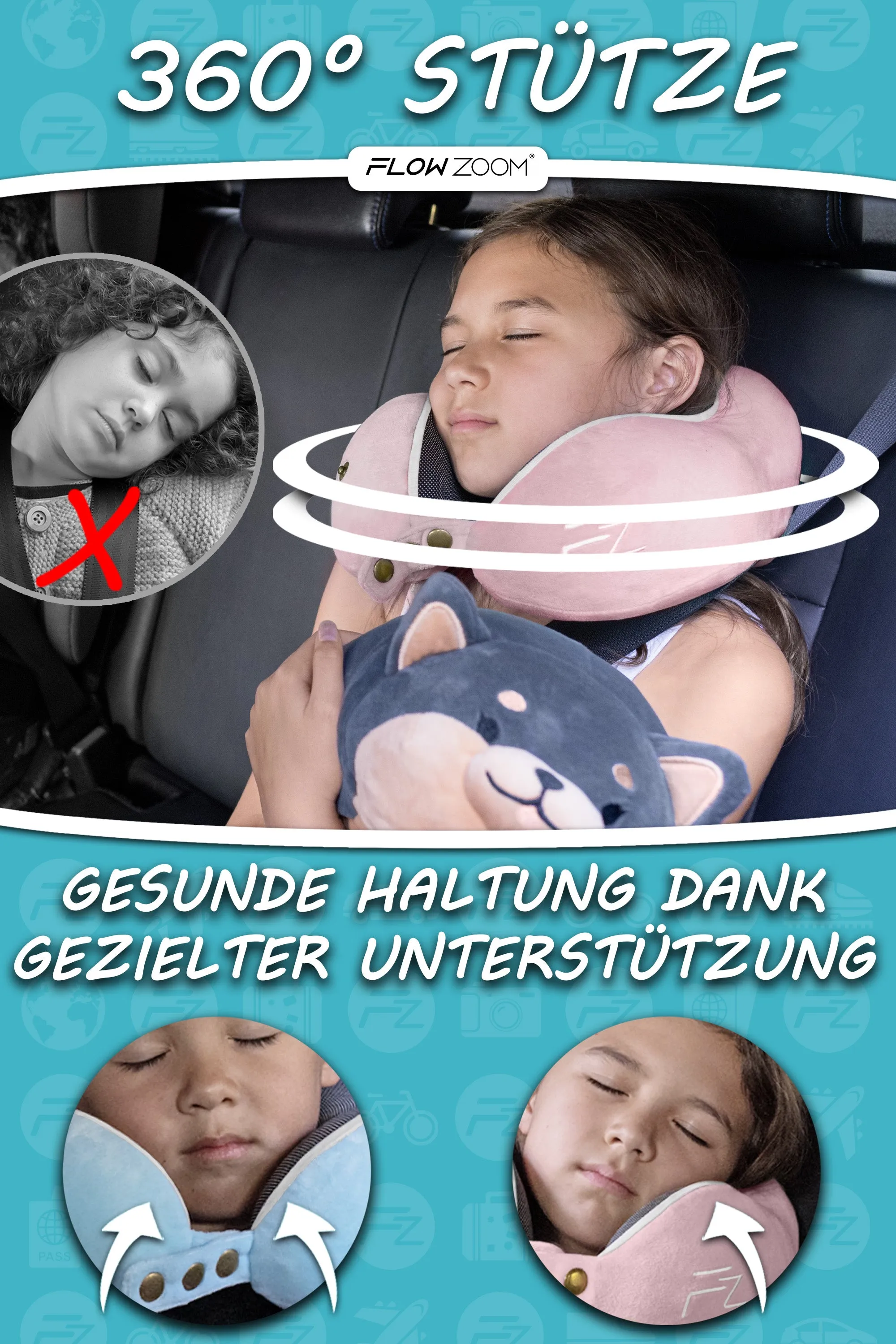 COMFY Kinder-Reisekissen