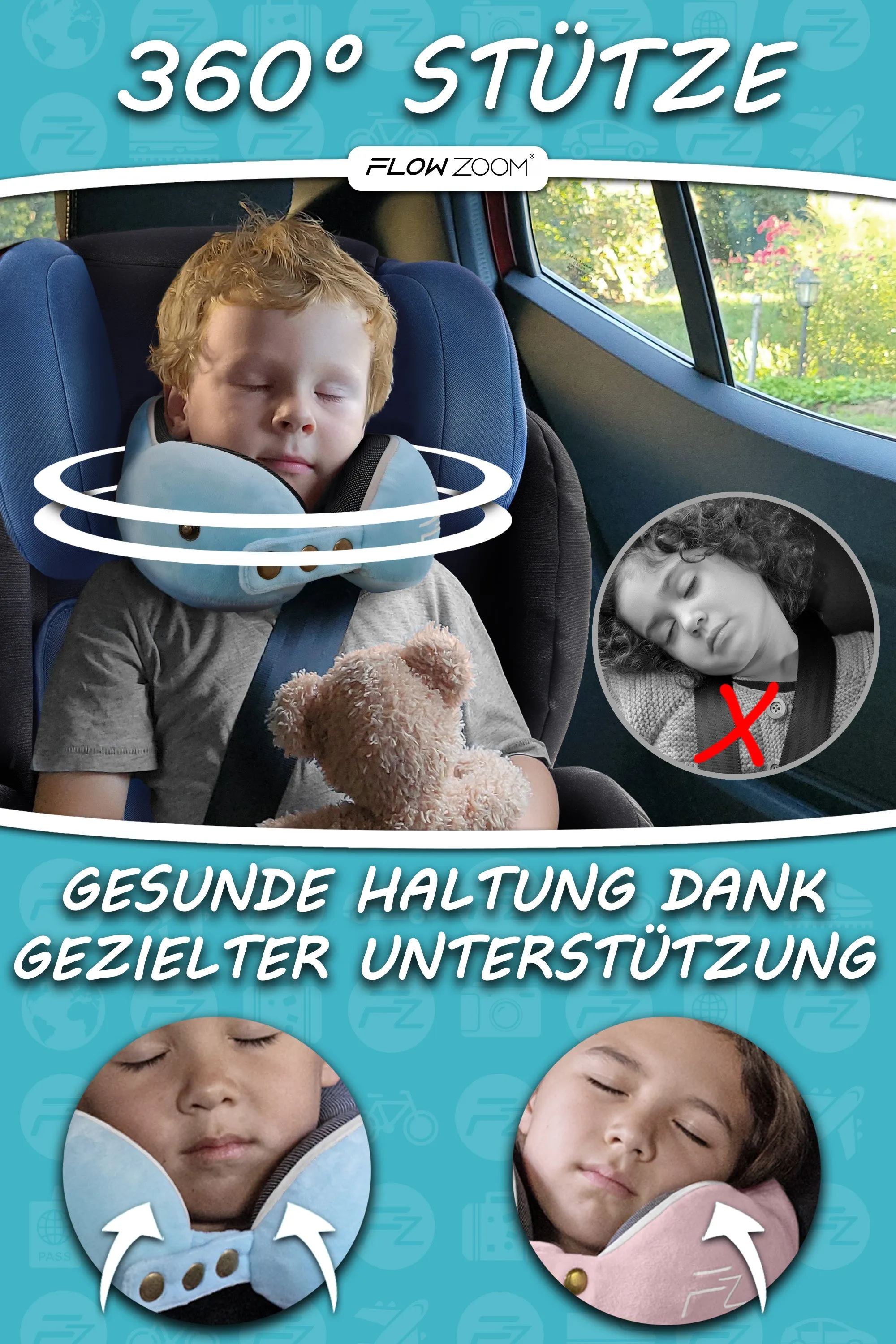 COMFY Kinder-Reisekissen