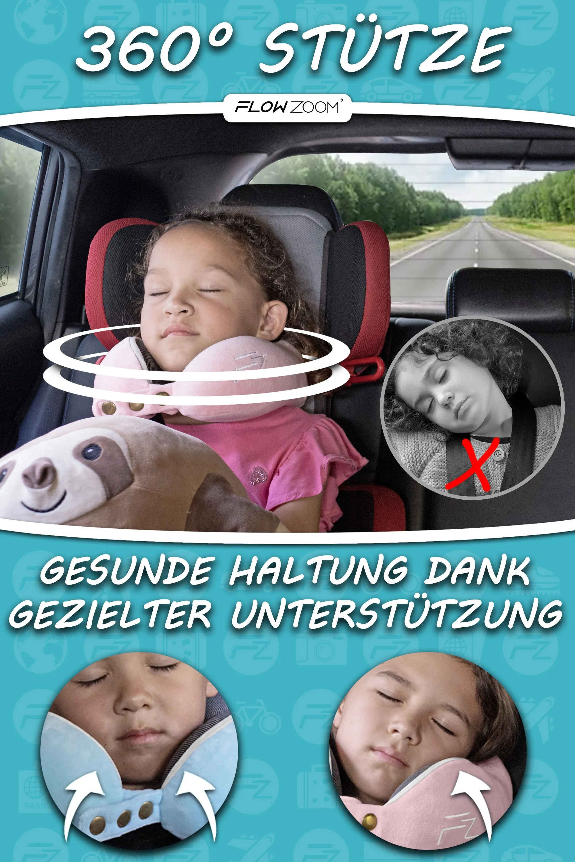 COMFY Kinder-Reisekissen