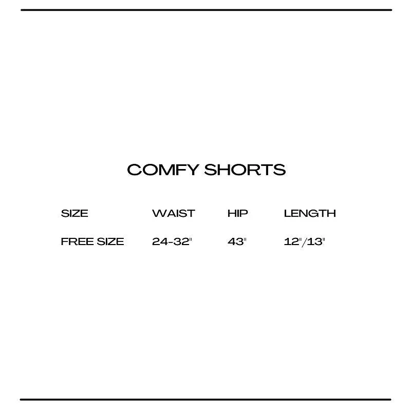COMFY SHORTS - PINK TROPICAL