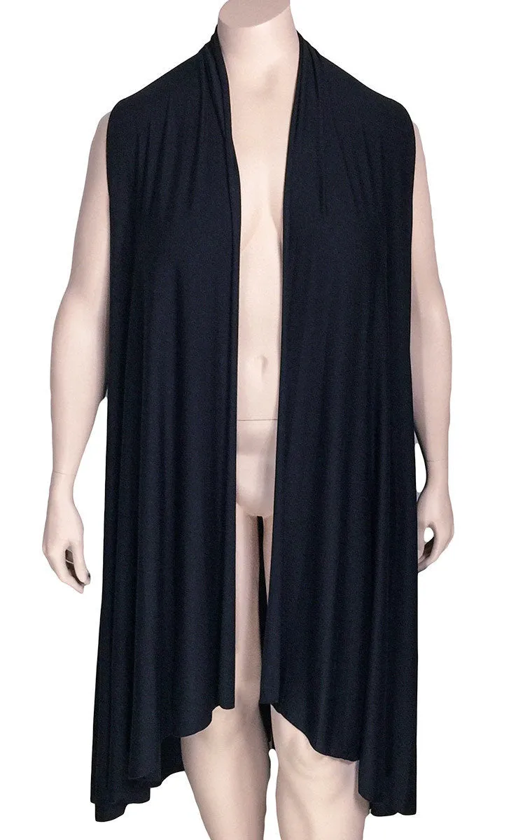 Comfy USA Black Flowy Vest