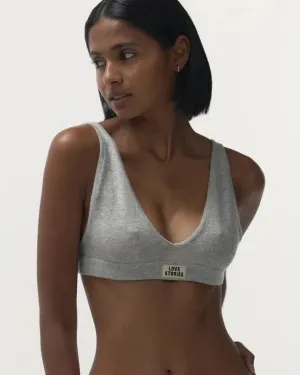 Comfy wool bralette - JOSEY GREY