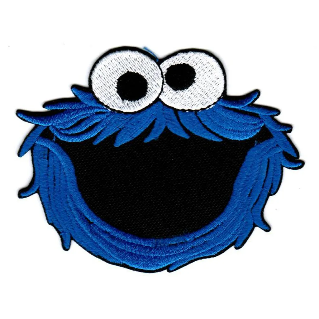 Cookie Monster kangasmerkki