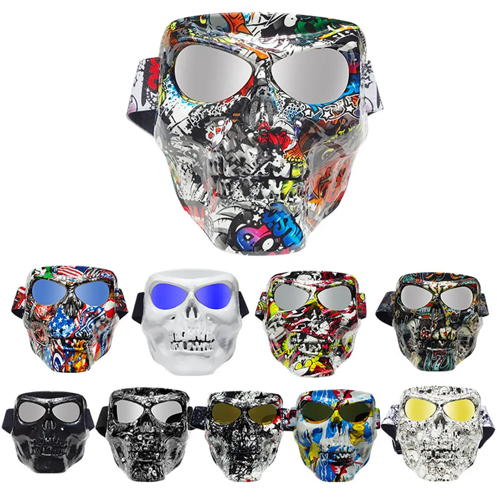 Cool  Riding Eye Protector Mask Halloween Decorative Prop 06_One size