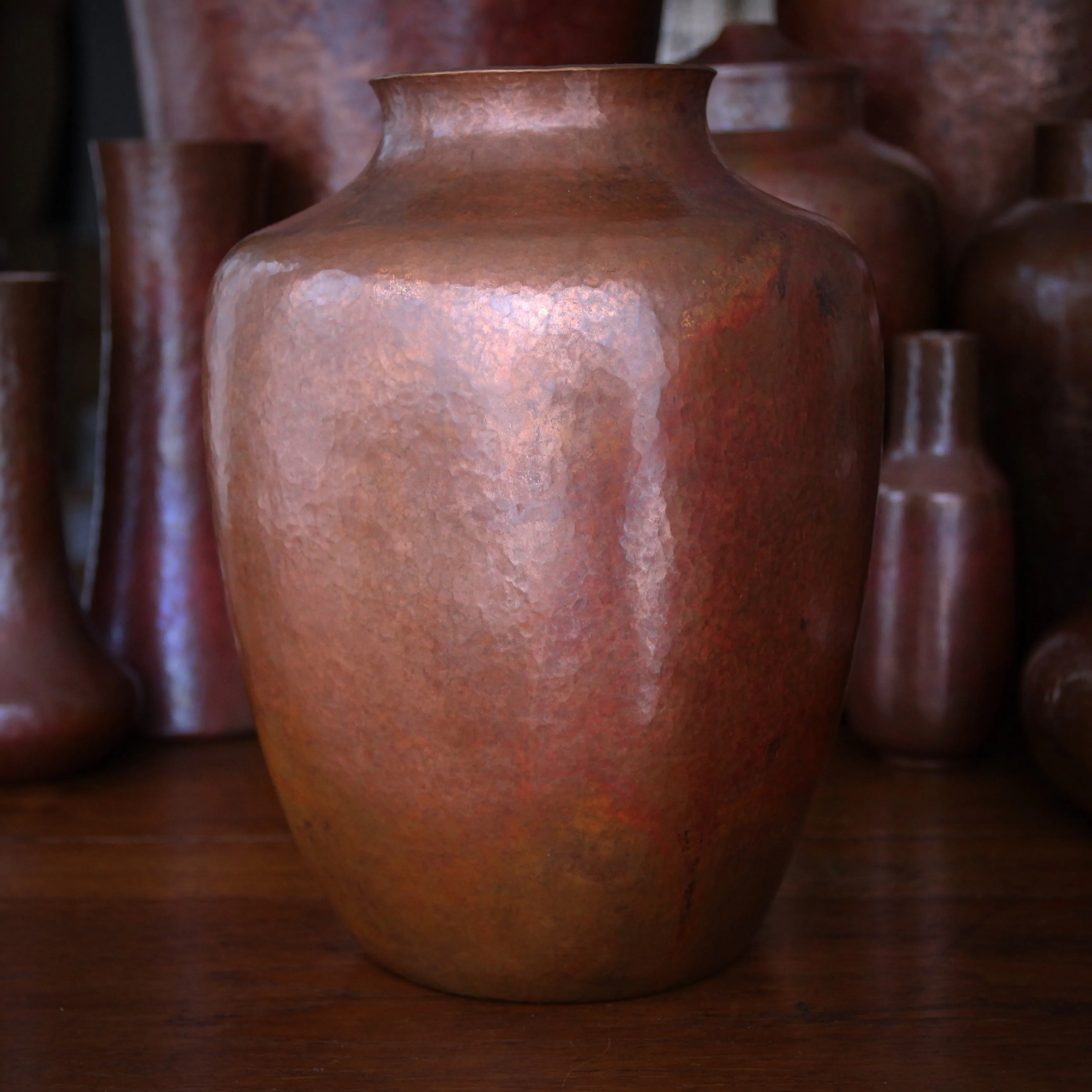 Copper Soft Square Vase